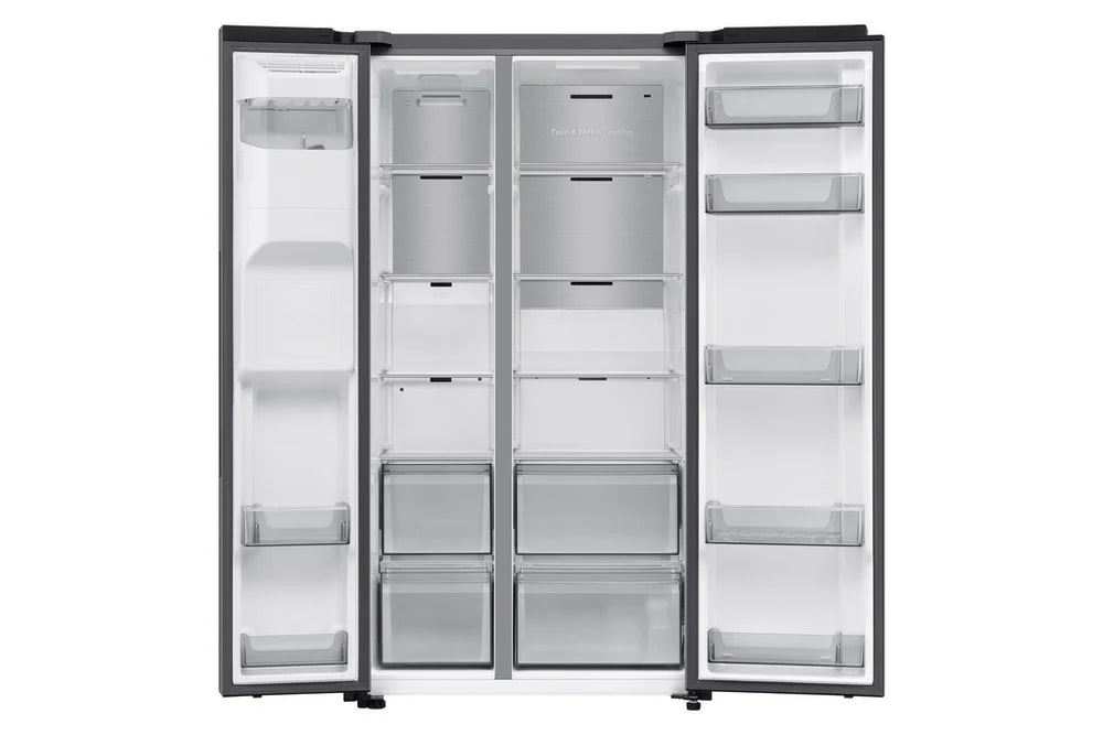 samsung-rs70f66kcteu-series-7-bespoke-ai-91cm-side-by-side-american-style-fridge-freezer-in-silver-1166403608 Samsung RS70F66KCTEU Series 7 Bespoke AI 91cm Side by Side American Style Fridge Freezer in Silver - Image 9