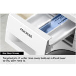 Samsung Series 5 WD80TA046BEEU Ecobubble AI Energy 8kg+5kg 1400 Spin Washer Dryer White - Image 4