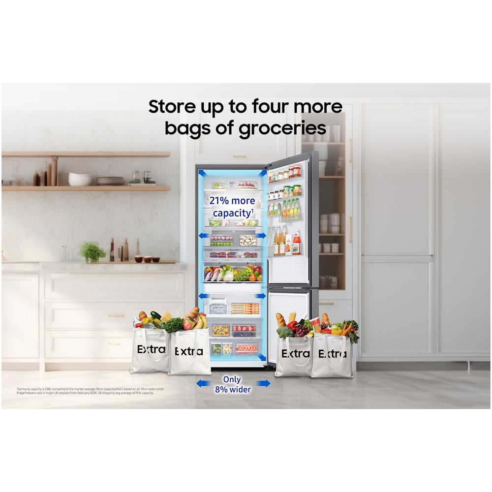 samsung-series-6-rb34c600esaeu-spacemax-344l-frost-free-smart-fridge-freezer-silver-1199456064 Samsung Series 6 RB34C600ESAEU SpaceMax 344L Frost Free Smart Fridge Freezer Silver - Image 4