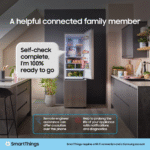 Samsung Series 6 RB38C636DB1EU SpaceMax Non Plumbed Frost Free Smart Fridge Freezer Black Stainless - Image 7