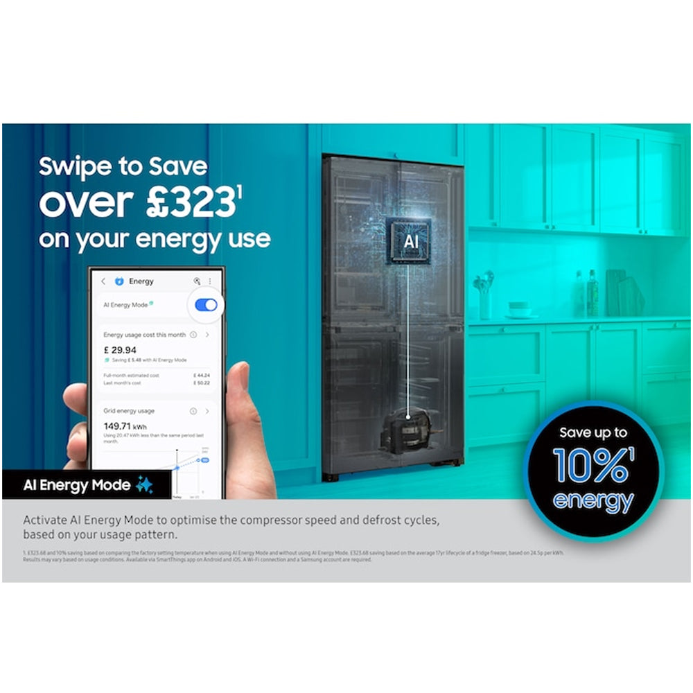 samsung-series-6-rs70f64kdteu-bespoke-ai-spacemax-smart-american-fridge-freezer-silver-1199119901 Samsung Series 6 RS70F64KDTEU Bespoke AI SpaceMax Smart American Fridge Freezer Silver - Image 7