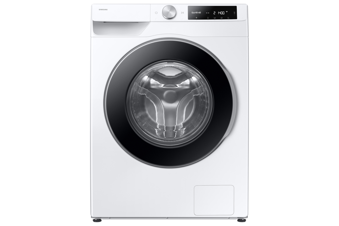 samsung-series-6-ww90dg6u85leu1-bespoke-ai-front-load-9-kg-1400-spin-washing-machine-white-1194675032 Samsung Series 6 WW90DG6U85LEU1 Bespoke AI Front-Load 9 kg 1400 Spin Washing Machine White - Image 1