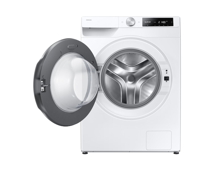 samsung-series-6-ww90dg6u85leu1-bespoke-ai-front-load-9-kg-1400-spin-washing-machine-white-1194675038 Samsung Series 6 WW90DG6U85LEU1 Bespoke AI Front-Load 9 kg 1400 Spin Washing Machine White - Image 2