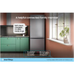 Samsung Series 7 RB34C632EBNEU SpaceMax 341L Non-Plumbed Frost Free Fridge Freezer Black - Image 11