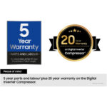 Samsung Series 7 RB34C632EBNEU SpaceMax 341L Non-Plumbed Frost Free Fridge Freezer Black - Image 10