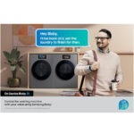 Samsung Series 9 WF90F09C4SU1 Bespoke AI Home 9kg 1400 Spin Smart Washing Machine Dark Steel - Image 2
