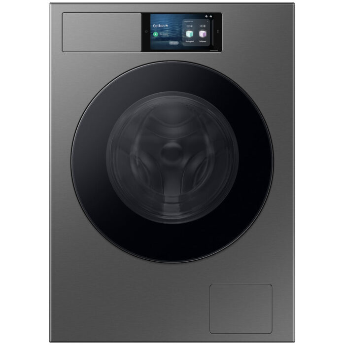 Samsung Series 9 WF90F09C4SU1 Bespoke AI Home 9kg 1400 Spin Smart Washing Machine Dark Steel - Image 1