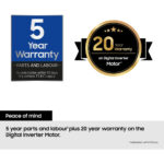 Samsung WW11DG6B25LBU1 11kg 1400 Spin Washing Machine Black - A Rated - Image 9