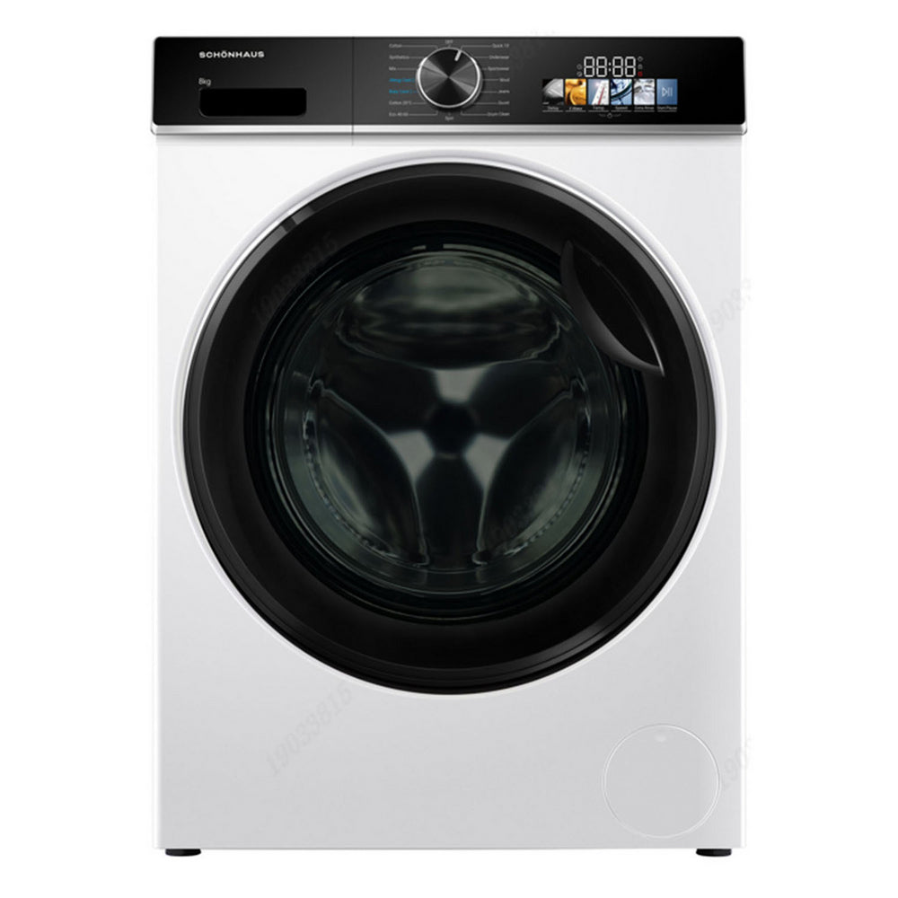 schonhaus-wdsf0110614aw-10-6-kg-1400-spin-washer-dryer-white-1088880164 Schonhaus WDSF0110614AW 10+6 kg 1400 Spin Washer Dryer White - Image 1