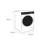Schonhaus WDSF0110614AW 10+6 kg 1400 Spin Washer Dryer White - Image 9