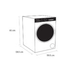 Schonhaus WMSF011014AW 10kg 1400 Spin Freestanding Washing Machine White - Image 8