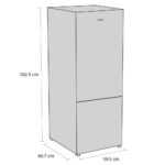 Sensis RFCMF0160ES Freestanding Frost Free 60cm Fridge Freezer Silver - Image 2