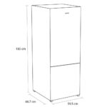 Sensis RFCMF0160EW Freestanding Frost Free 60cm Fridge Freezer White - Image 3