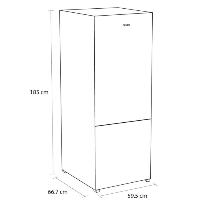 Sensis RFCMF0160EW Freestanding Frost Free 60cm Fridge Freezer White - Image 3