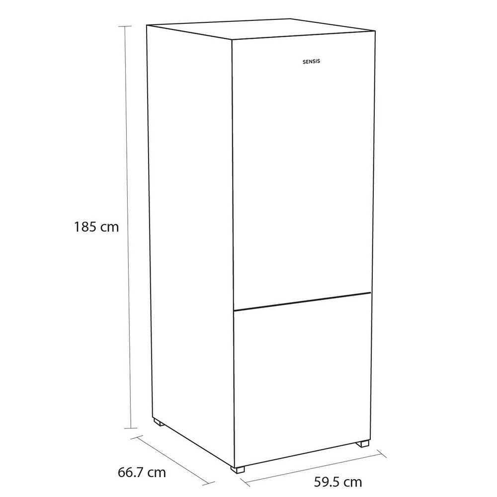 sensis-rfcmf0160ew-freestanding-frost-free-60cm-fridge-freezer-white-white-1088046639 Sensis RFCMF0160EW Freestanding Frost Free 60cm Fridge Freezer White - Image 3