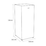 Sensis RFTLF01Z54EW 54.8cm Freestanding Low Frost Tall Freezer White - Image 3