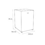 Sensis RFUCF01F54EW 54.8cm Freestanding Undercounter Larder Fridge White - Image 3