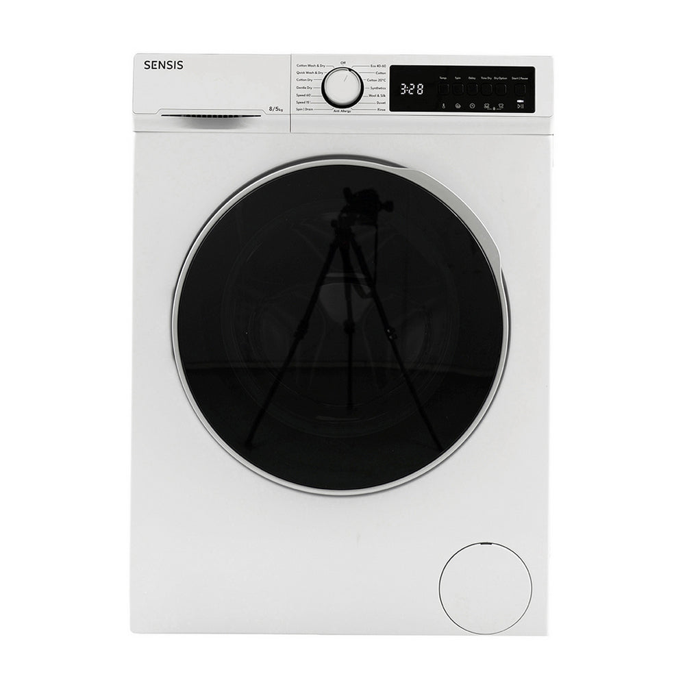 sensis-wdf018514aw-8-5kg-1400-spin-washer-dryer-white-1087862120 Sensis WDF018514AW 8+5kg 1400 Spin Washer Dryer White - Image 1