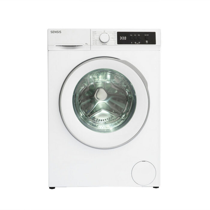 Sensis WMF01814AW 8kg 1400 Spin Washing Machine White - Image 1
