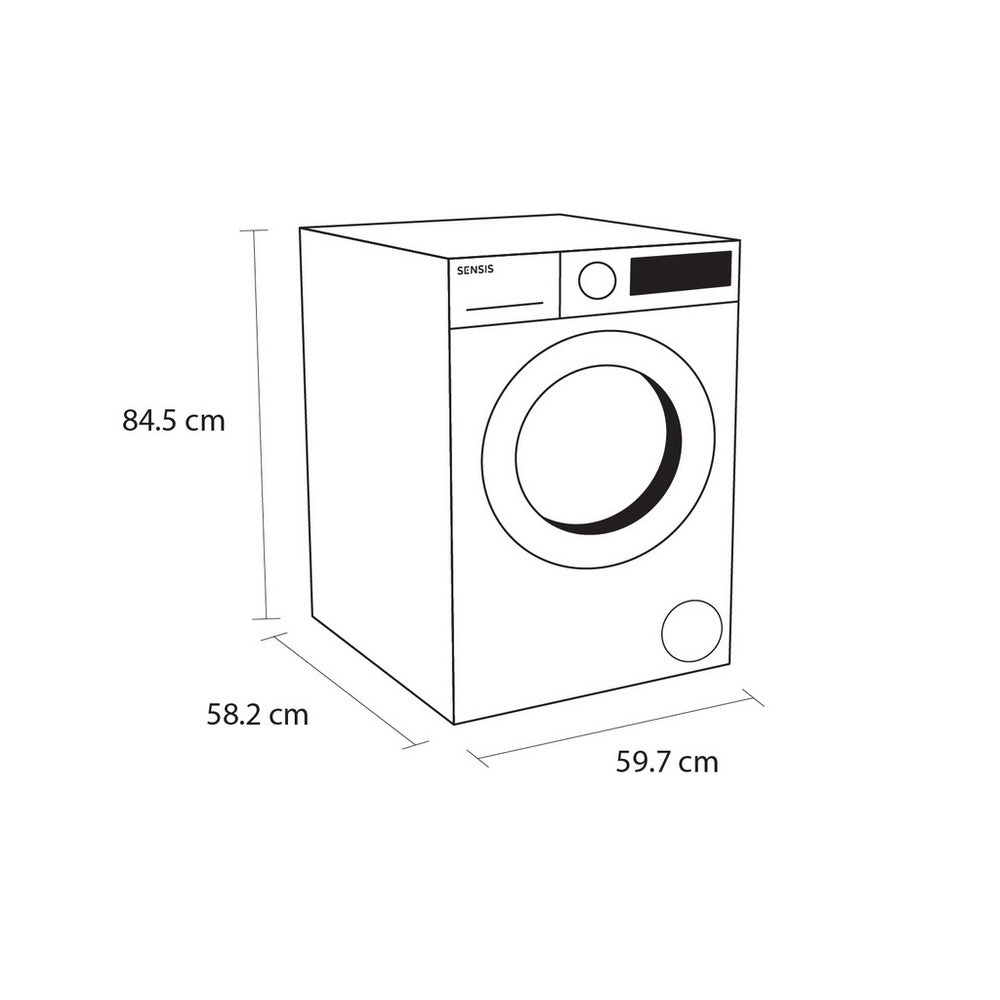 sensis-wmf01914aw-9kg-1400-spin-washing-machine-white-9kg-1087693501 Sensis WMF01914AW 9kg 1400 Spin Washing Machine White - Image 5