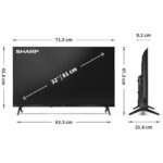 Sharp 1T-C32HE2245KB HDR LED Smart TiVO TV with Freely 2025 - Image 7