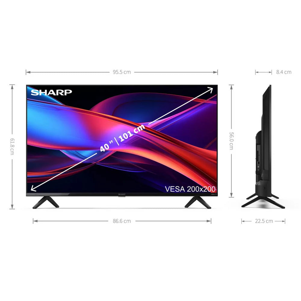 sharp-2t-c40gd2225k-40-inch-led-full-hd-frameless-smart-roku-tv-1178021501 Sharp 2T-C40GD2225K 40 Inch LED Full HD Frameless Smart Roku TV - Image 3