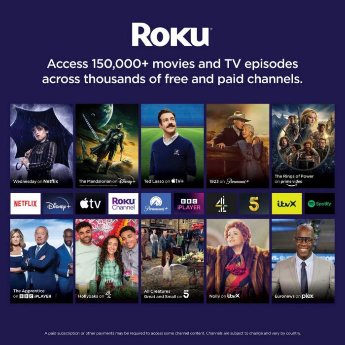 Sharp 2T-C40GD2225K 40 Inch LED Full HD Frameless Smart Roku TV - Image 6