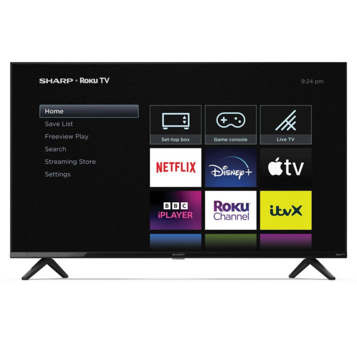 Sharp 2T-C40GD2225K 40 Inch LED Full HD Frameless Smart Roku TV - Image 2