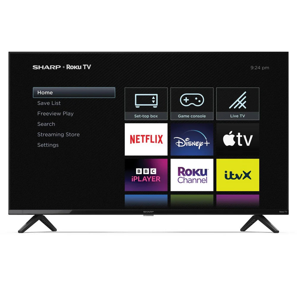 sharp-2t-c40gd2225k-40-inch-led-full-hd-frameless-smart-roku-tv-1178021505 Sharp 2T-C40GD2225K 40 Inch LED Full HD Frameless Smart Roku TV - Image 2