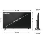 Sharp 2T-C40HE2245KB Full HD LED Smart TiVo TV with Freely 2025 - Image 6
