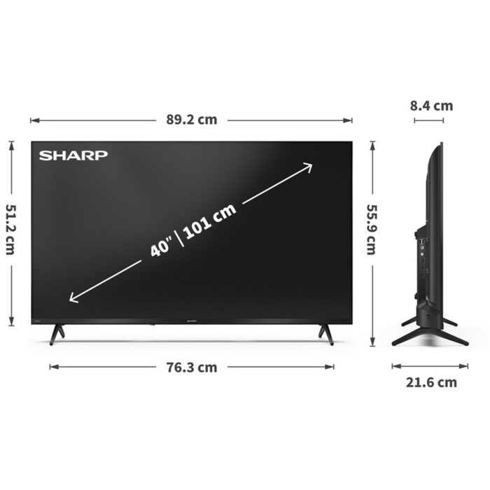 Sharp 2T-C40HE2245KB Full HD LED Smart TiVo TV with Freely 2025 - Image 6