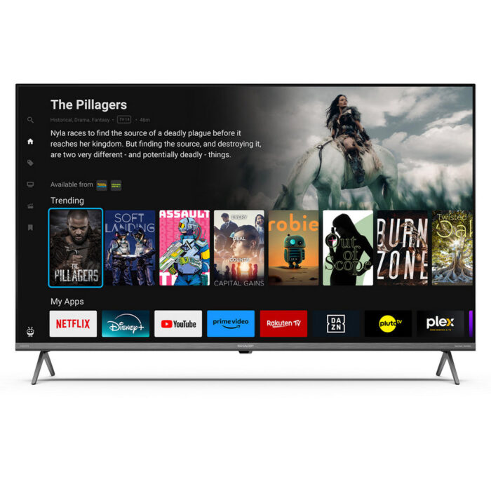 Sharp 4T-C43GM6245KS 43 Inch 4K UHD Quantum Dot Frameless Smart TiVo TV 2024 - Image 3