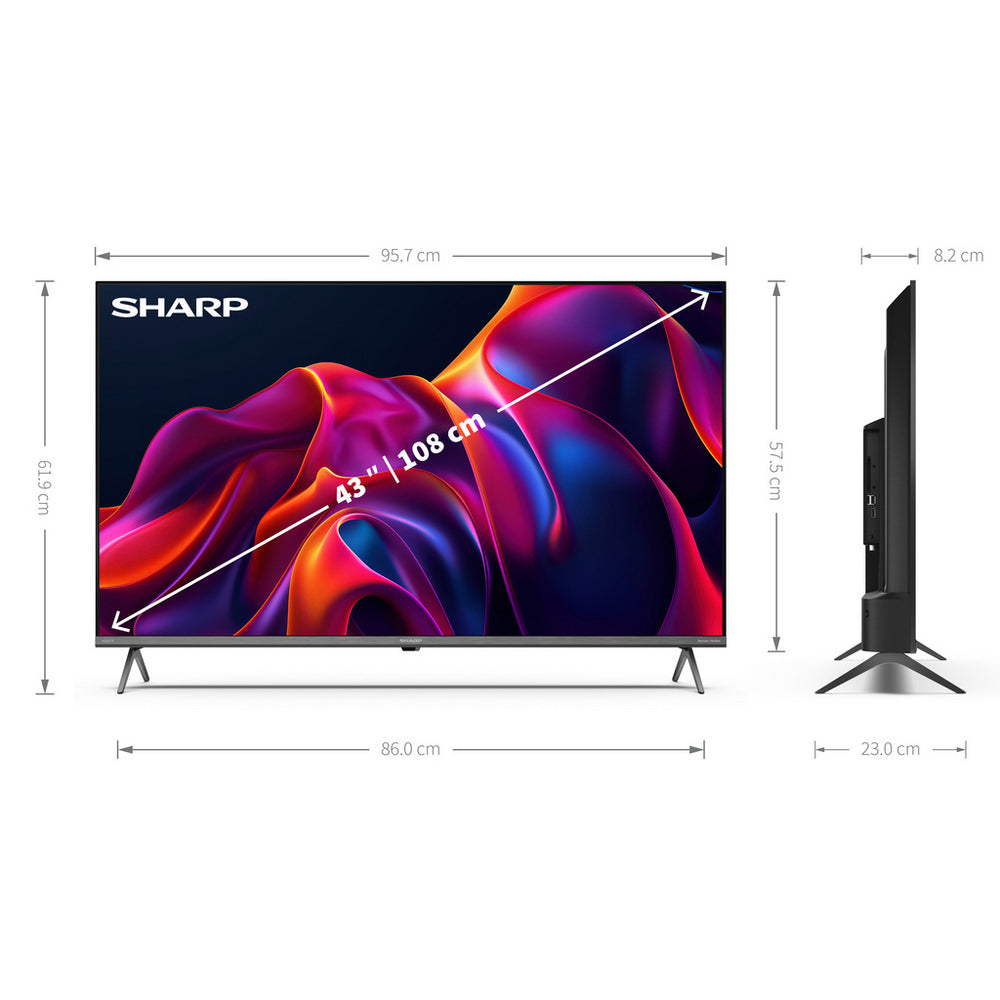 sharp-4t-c43gm6245ks-43-inch-4k-uhd-quantum-dot-frameless-smart-tivo-tv-2024-43-inch-1082427788 Sharp 4T-C43GM6245KS 43 Inch 4K UHD Quantum Dot Frameless Smart TiVo TV 2024 - Image 4