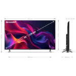 Sharp 4T-C55GK4245KB 55 Inch 4K UHD Frameless Smart Tivo TV 2024 - Image 3