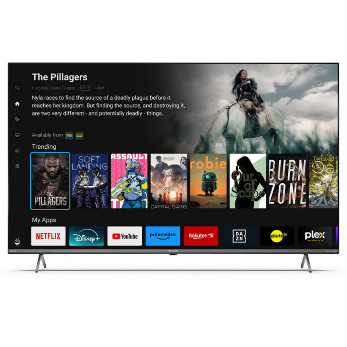 Sharp 4T-C55GM6141KB 55 Inch 4K UHD Quantum Dot Frameless Smart TiVo TV 2024 - Image 2
