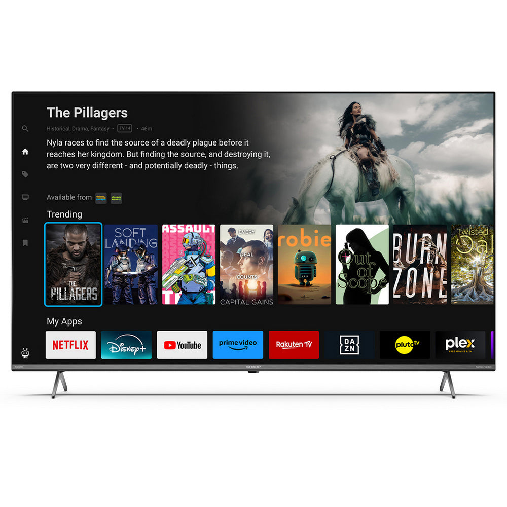 sharp-4t-c55gm6141kb-55-inch-4k-uhd-quantum-dot-frameless-smart-tivo-tv-2024-55-inch-1087693530 Sharp 4T-C55GM6141KB 55 Inch 4K UHD Quantum Dot Frameless Smart TiVo TV 2024 - Image 2
