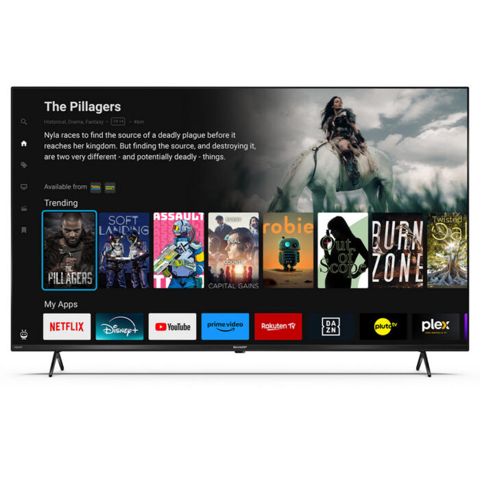 Sharp 4T-C65GK4245KB 65 Inch 4K UHD Frameless Smart TiVo TV 2024 - Image 3