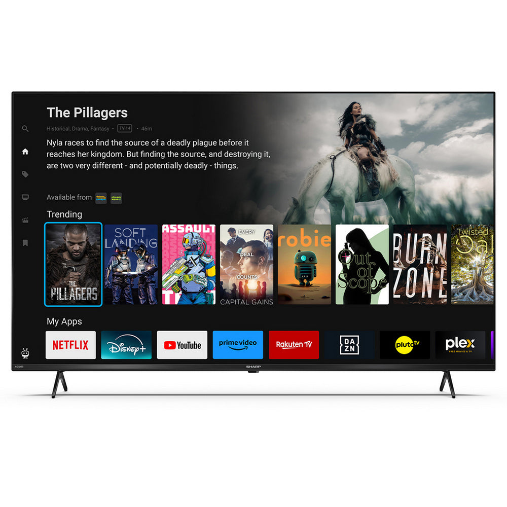 sharp-4t-c65gk4245kb-65-inch-4k-uhd-frameless-smart-tivo-tv-2024-65-inch-1082428150 Sharp 4T-C65GK4245KB 65 Inch 4K UHD Frameless Smart TiVo TV 2024 - Image 3