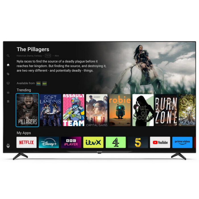 Sharp 4T-C70GK4245KB 70 Inch LED 4K Ultra HD Frameless Smart TV - Image 8