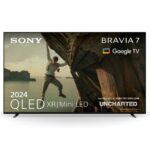 Sony K55XR70PU 55 Inch BRAVIA 7 4K QLED Mini LED HDR Google Bravia TV 2024