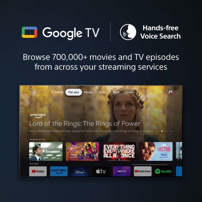 Sony K75XR90PU 75 Inch XR90 4K UHD HDR QLED Mini Led BRAVIA 9 Smart Google TV 2024 - Image 5
