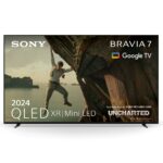 Sony K85XR70PU 85 Inch BRAVIA 7 4K QLED Mini LED Smart Google Bravia TV 2024