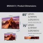Sony K85XR90PU 85 Inch BRAVIA 9 XR90PU 4K QLED HDR Smart Google Bravia TV 2024 - Image 3