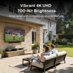Sylvox OT75B1K4GC 75 Inch 4K Ultra HD LED Partial Sun Outdoor Smart TV - Image 4