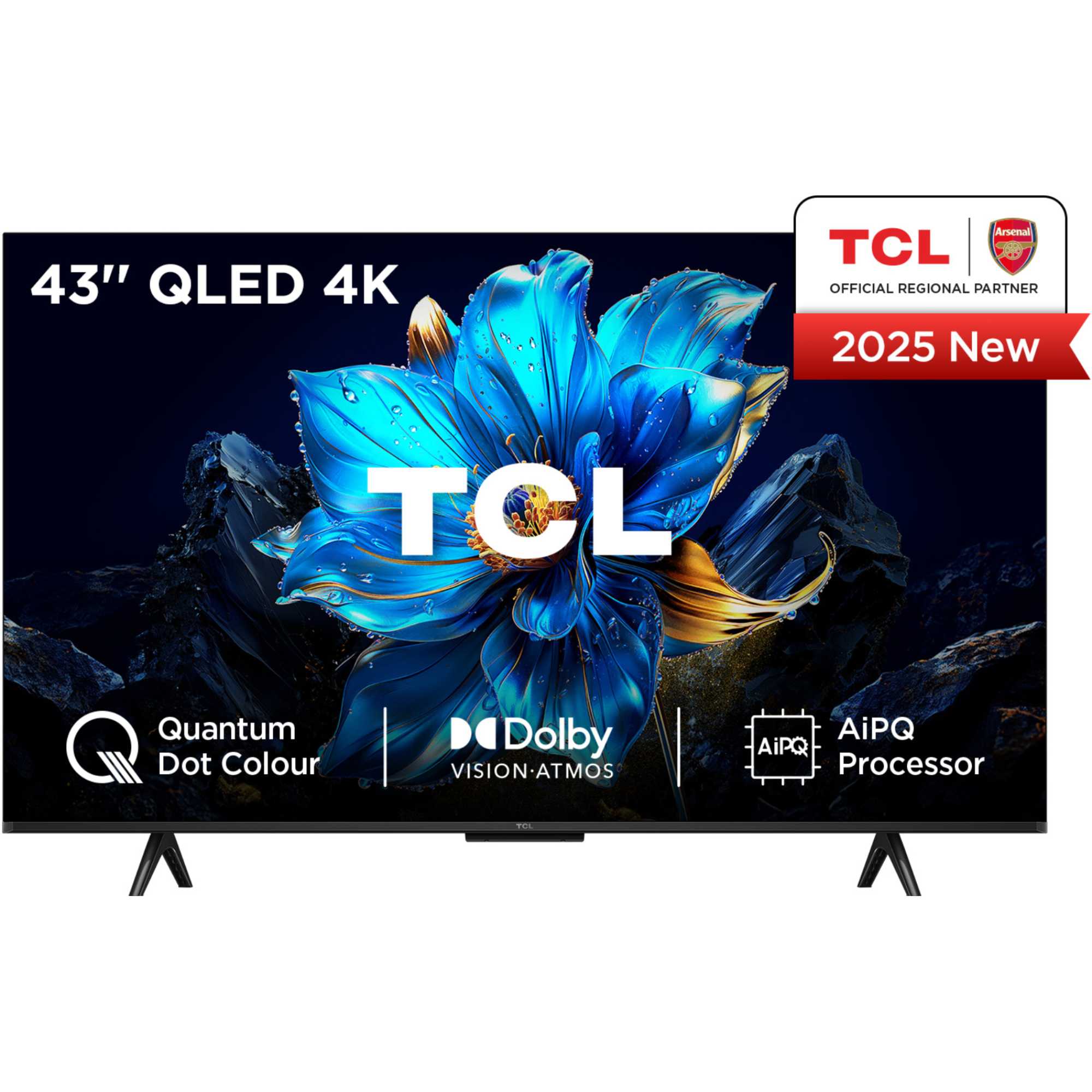 tcl-43p7k-uk-43-inch-p7k-4k-qled-ultra-hd-hdr-direct-led-smart-google-tv-2025-43-inch-1109555296 TCL 43P7K-UK 43 Inch P7K 4K QLED Ultra HD HDR Direct LED Smart Google TV 2025 - Image 1