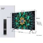TCL 50Q6C-UK 50 Inch Q6C 4K Ultra HD HDR QD-Mini LED Smart Google TV 2025 - Image 3