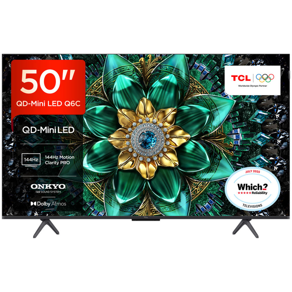 tcl-50q6c-uk-50-inch-q6c-4k-ultra-hd-hdr-qd-mini-led-smart-google-tv-2025-50-inch-1198009368 TCL 50Q6C-UK 50 Inch Q6C 4K Ultra HD HDR QD-Mini LED Smart Google TV 2025 - Image 1