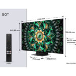 TCL 50Q7C-UK 50 Inch Q7C 4K Ultra HD HDR QD-Mini LED Smart Google TV 2025 - Image 2
