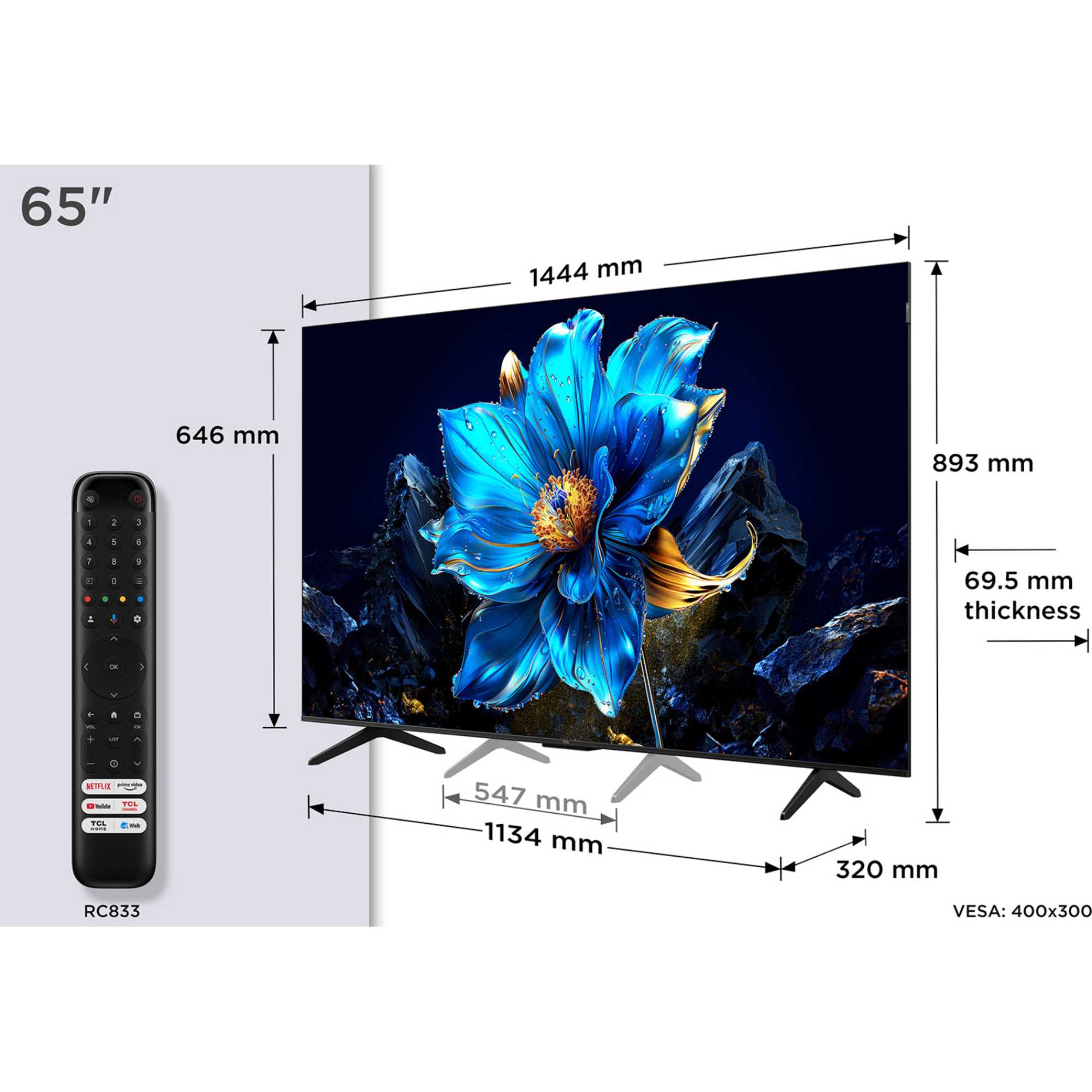tcl-65p7k-uk-65-inch-p7k-4k-qled-ultra-hd-hdr-direct-led-smart-google-tv-2025-65-inch-1109555481 TCL 65P7K-UK 65 Inch P7K 4K QLED Ultra HD HDR Direct LED Smart Google TV 2025 - Image 6
