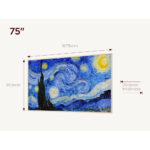 TCL 75A300W-UK 75 Inch NXTVISION A300W 4K Ultra HD QLED PRO HDR Google Frame TV 2025 - Image 2